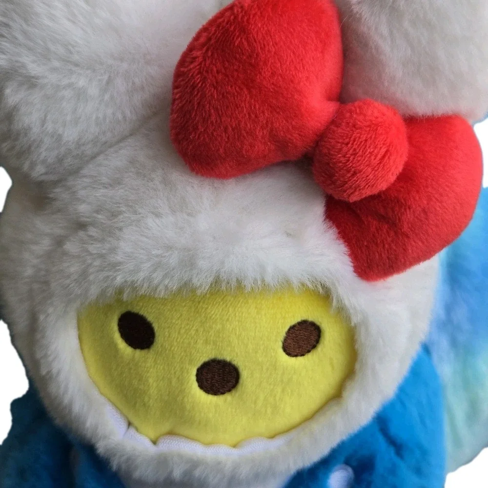 NEW Peeps x HELLO KITTY Easter Basket w/ Handle‎ Bunny Rabbit Plush Basket Blue